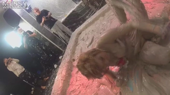 Messy Wrestling: 2 Power Packed Audience Mud Brawl Blasts Them All! Let's Get Messyyyyyyy!!! Screencap 58 on sinx.preview.netperv.com