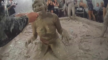 Messy Wrestling: 2 Power Packed Audience Mud Brawl Blasts Them All! Let's Get Messyyyyyyy!!! Screencap 75 on sinx.preview.netperv.com