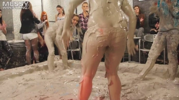 Messy Wrestling: 2 Power Packed Audience Mud Brawl Blasts Them All! Let's Get Messyyyyyyy!!! Screencap 77 on sinx.preview.netperv.com