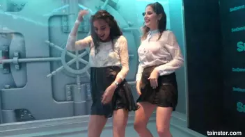 Cute chicks party underneath the club shower Screencap 68 on sinx.preview.netperv.com