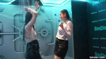 Cute chicks party underneath the club shower Screencap 80 on sinx.preview.netperv.com