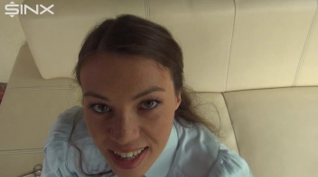 Brunette Licks Cum From Her Ripped Clothes Screencap 4 on sinx.preview.netperv.com