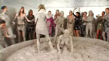 Tit-to-Tit Mud Combat! Screencap 84 on sinx.preview.netperv.com
