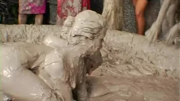 Tit-to-Tit Mud Combat! Screencap 90 on sinx.preview.netperv.com