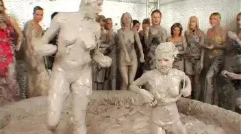 Tit-to-Tit Mud Combat! Screencap 97 on sinx.preview.netperv.com