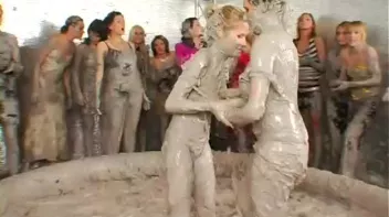 Tit-to-Tit Mud Combat! Screencap 26 on sinx.preview.netperv.com