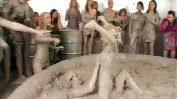 Tit-to-Tit Mud Combat! Screencap 36 on sinx.preview.netperv.com