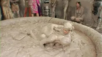 Tit-to-Tit Mud Combat! Screencap 57 on sinx.preview.netperv.com