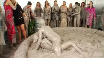 Tit-to-Tit Mud Combat! Screencap 63 on sinx.preview.netperv.com