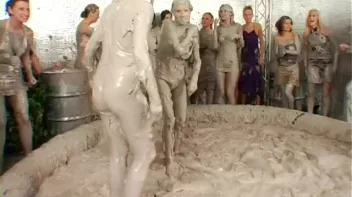 Tit-to-Tit Mud Combat! Screencap 67 on sinx.preview.netperv.com