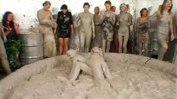 Tit-to-Tit Mud Combat! Screencap 72 on sinx.preview.netperv.com