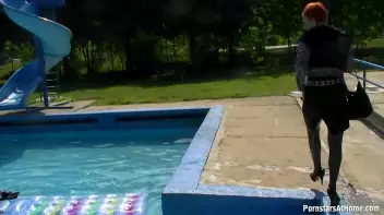 Wet And Creamy At The Pool Screencap 9 on sinx.preview.netperv.com