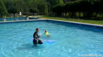 Wet And Creamy At The Pool Screencap 11 on sinx.preview.netperv.com