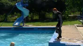 Wet And Creamy At The Pool Screencap 12 on sinx.preview.netperv.com