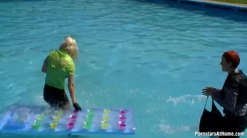 Wet And Creamy At The Pool Screencap 13 on sinx.preview.netperv.com