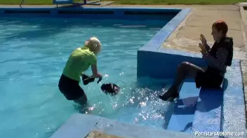 Wet And Creamy At The Pool Screencap 14 on sinx.preview.netperv.com