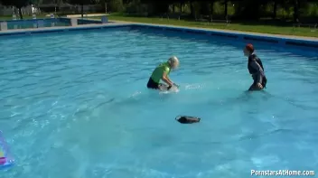 Wet And Creamy At The Pool Screencap 15 on sinx.preview.netperv.com