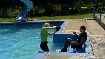 Wet And Creamy At The Pool Screencap 17 on sinx.preview.netperv.com