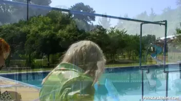 Wet And Creamy At The Pool Screencap 3 on sinx.preview.netperv.com