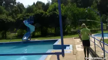 Wet And Creamy At The Pool Screencap 31 on sinx.preview.netperv.com