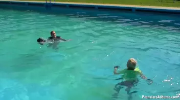 Wet And Creamy At The Pool Screencap 35 on sinx.preview.netperv.com