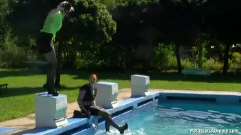 Wet And Creamy At The Pool Screencap 38 on sinx.preview.netperv.com