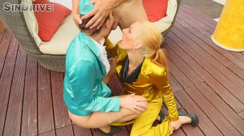 Simony Diamond: Shiny Satin Babes Love The Taste Of High-End Ass And Cum Screencap 73 on sinx.preview.netperv.com