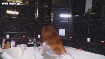 Sexy Solo Wetlook Show In White Screencap 56 on sinx.preview.netperv.com