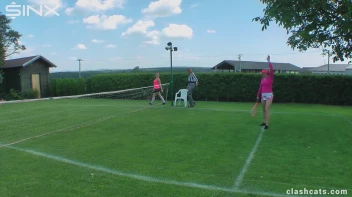 Tennis Girls Catfight and Get Soaking Wet - Cam 1 Screencap 1 on sinx.preview.netperv.com