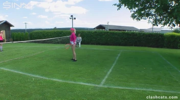 Tennis Girls Catfight and Get Soaking Wet - Cam 1 Screencap 14 on sinx.preview.netperv.com