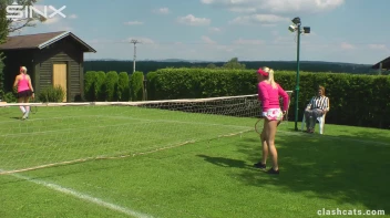 Tennis Girls Catfight and Get Soaking Wet - Cam 1 Screencap 18 on sinx.preview.netperv.com