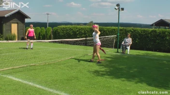 Tennis Girls Catfight and Get Soaking Wet - Cam 1 Screencap 19 on sinx.preview.netperv.com