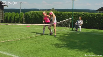 Tennis Girls Catfight and Get Soaking Wet - Cam 1 Screencap 21 on sinx.preview.netperv.com