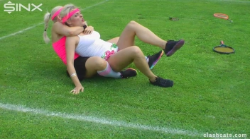 Tennis Girls Catfight and Get Soaking Wet - Cam 1 Screencap 25 on sinx.preview.netperv.com