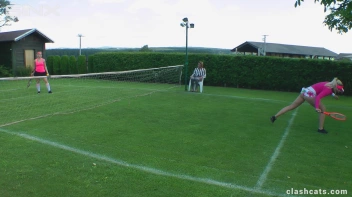 Tennis Girls Catfight and Get Soaking Wet - Cam 1 Screencap 3 on sinx.preview.netperv.com