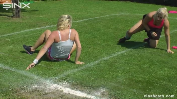 Tennis Girls Catfight and Get Soaking Wet - Cam 1 Screencap 37 on sinx.preview.netperv.com