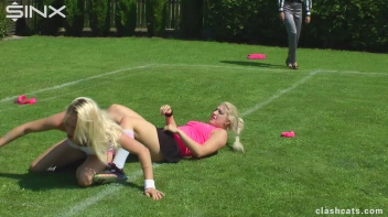 Tennis Girls Catfight and Get Soaking Wet - Cam 1 Screencap 38 on sinx.preview.netperv.com