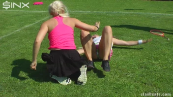 Tennis Girls Catfight and Get Soaking Wet - Cam 1 Screencap 42 on sinx.preview.netperv.com