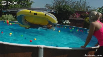 Tennis Girls Catfight and Get Soaking Wet - Cam 1 Screencap 55 on sinx.preview.netperv.com