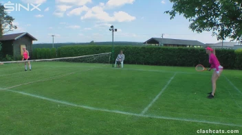 Tennis Girls Catfight and Get Soaking Wet - Cam 1 Screencap 6 on sinx.preview.netperv.com