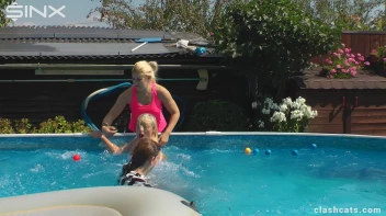 Tennis Girls Catfight and Get Soaking Wet - Cam 1 Screencap 61 on sinx.preview.netperv.com