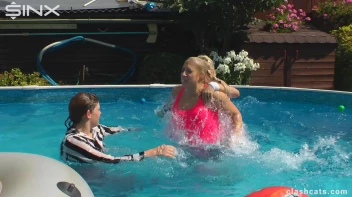 Tennis Girls Catfight and Get Soaking Wet - Cam 1 Screencap 62 on sinx.preview.netperv.com