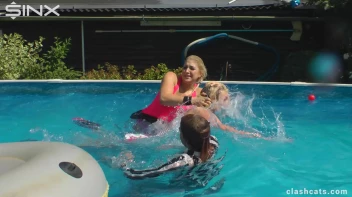 Tennis Girls Catfight and Get Soaking Wet - Cam 1 Screencap 65 on sinx.preview.netperv.com