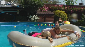 Tennis Girls Catfight and Get Soaking Wet - Cam 1 Screencap 69 on sinx.preview.netperv.com