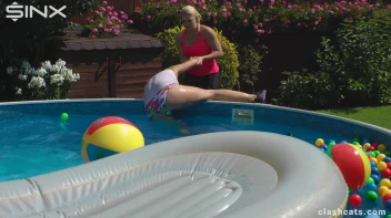 Tennis Girls Catfight and Get Soaking Wet - Cam 1 Screencap 80 on sinx.preview.netperv.com