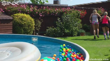 Tennis Girls Catfight and Get Soaking Wet - Cam 1 Screencap 81 on sinx.preview.netperv.com