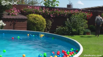 Tennis Girls Catfight and Get Soaking Wet - Cam 1 Screencap 83 on sinx.preview.netperv.com