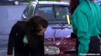 Satin Freaks Messy Carwash Screencap 27 on sinx.preview.netperv.com