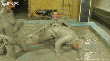 Messy girls double team hot blonde in mud wrestling catfight Screencap 21 on sinx.preview.netperv.com