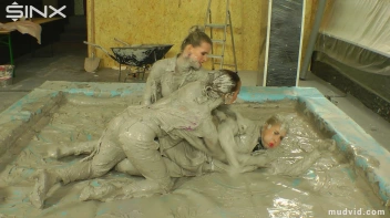 Messy girls double team hot blonde in mud wrestling catfight Screencap 23 on sinx.preview.netperv.com